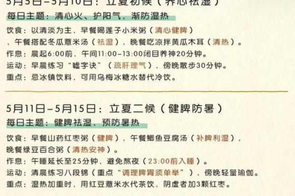 明日立夏，如何通过饮食习惯增强体质