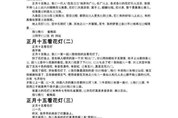 赏花灯的节日由来与文化意义探析