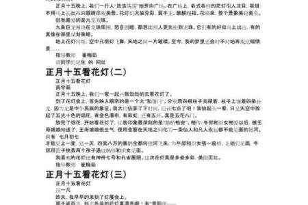 赏花灯的节日由来与文化意义探析