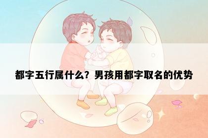 都字五行属什么？男孩用都字取名的优势