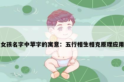 女孩名字中苹字的寓意：五行相生相克原理应用