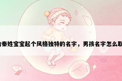 想给秦姓宝宝起个风格独特的名字，男孩名字怎么取好？