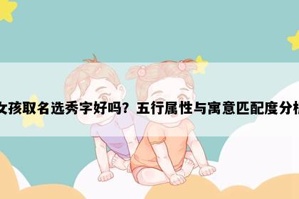 女孩取名选秀字好吗？五行属性与寓意匹配度分析
