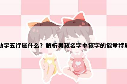 勋字五行属什么？解析男孩名字中该字的能量特质
