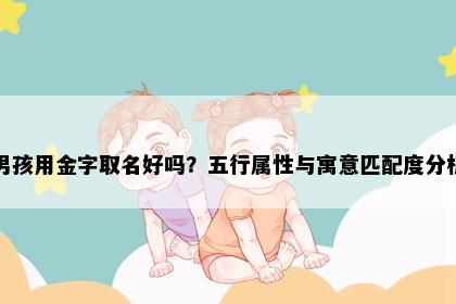 男孩用金字取名好吗？五行属性与寓意匹配度分析
