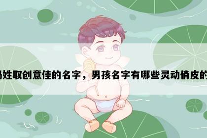 冯姓取创意佳的名字，男孩名字有哪些灵动俏皮的？