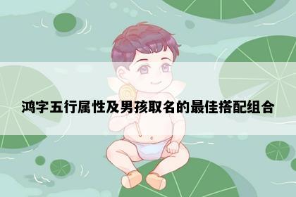 鸿字五行属性及男孩取名的最佳搭配组合