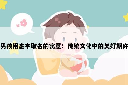 男孩用鑫字取名的寓意：传统文化中的美好期许