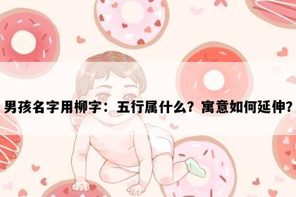 男孩名字用柳字：五行属什么？寓意如何延伸？