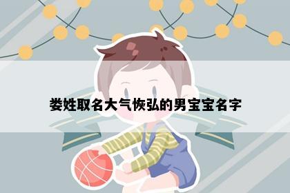 娄姓取名大气恢弘的男宝宝名字